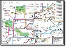 key bus routes London TfL map 2019