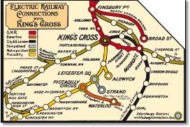KX electric railway connections map Connections train rail map