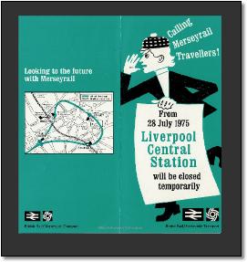 Liverpool Central poster 1975 Mike Ashworth