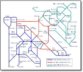 LM Heart of England Rover rail map