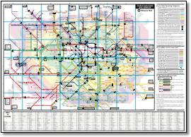 London & South East connections train rail map