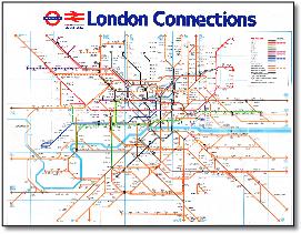 London & South East connections train rail map