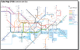 London-on-Sea tube map 2100