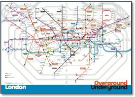 London Overground Underground Crossrail map Project Mapping Andrew Smithers