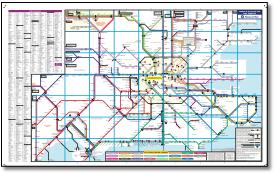 London & South East network train rail map May 2019 London_South_East