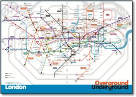 London Overground Underground Crossrail map Project Mapping Andrew Smithers