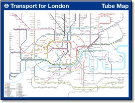 London tube map Felix Bee round