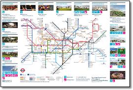 London Underground tube Olympics map