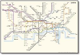 London Underground tube map French Francais
