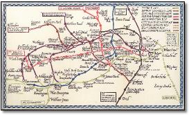 Macdonald Gill tube map original