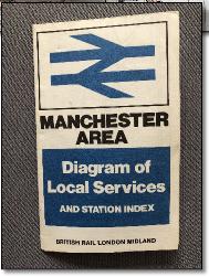 Manchester 1970s rail train map