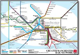 GMPTE Manchester rail train