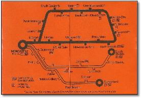 Map BR tmtbl "North Tyneside loop" 1976 Flkr Colin Alexander 