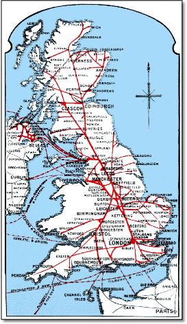 Midland Railway map