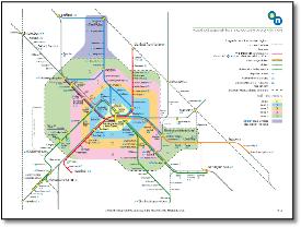 Network West Midlands rail / train map