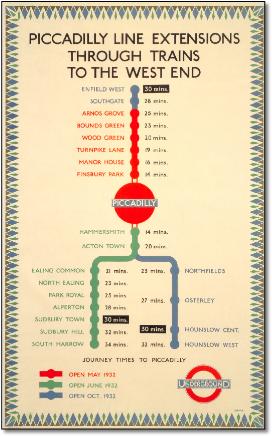Central Line extension poster