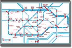 London Underground walking map 
