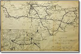 South Eastern Railway map 1883
