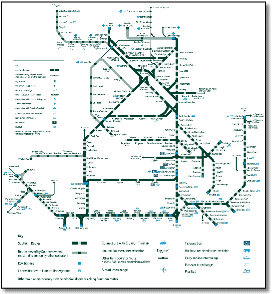 Southern rail train map