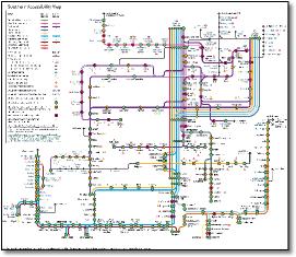 Southern rail train map