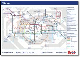 London Underground tube map 2011
