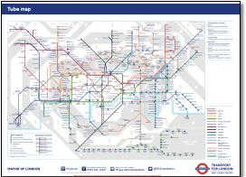 Standard Underground tube map May 2018