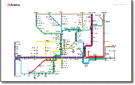 South Wales Metro train rail network map