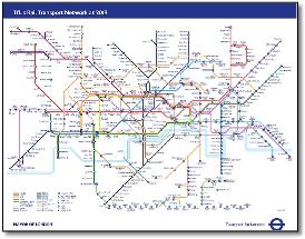 TfL's rail network map 2019