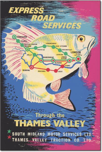 ThamesValley_Fish coach services map 1950  David Rumsey