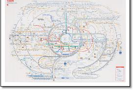 Tokyo train rail map