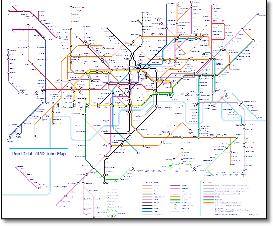 Unofficial tube map 2040