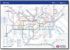 Standard Underground tube map December 2018