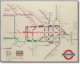 London Underground map Underground 1937 London tube map