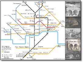 Underground London map
