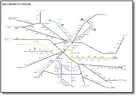 Manchester Metrolink tram map