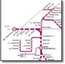Wessex train / rail map